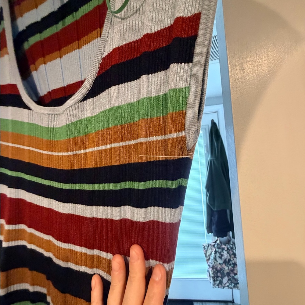 Anthropologie Beca Ribbed Fit and Flare Mini Dress by Maeve - Picture 3 of 4